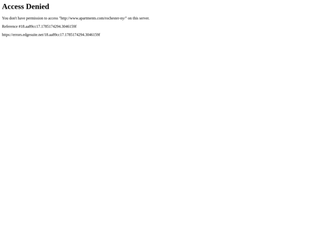 Screenshot of the Apartments.com website