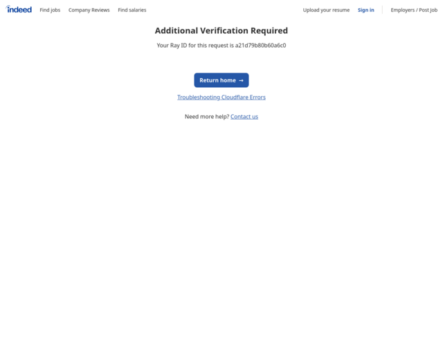 Screenshot of the Indeed.com website