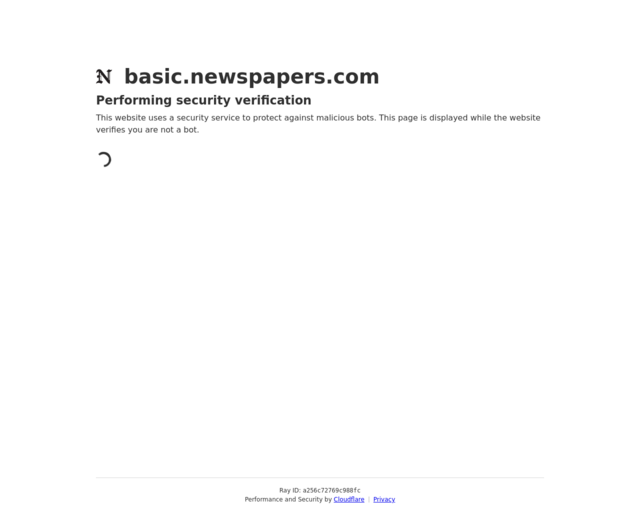 Screenshot of the Newspapers.com website