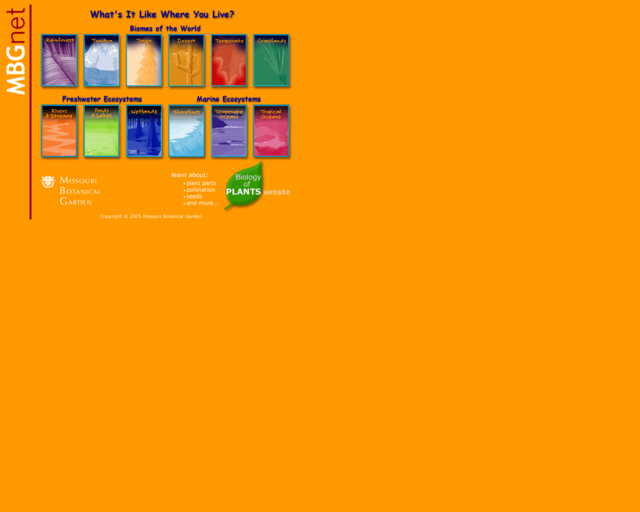 Screenshot of the What is it like where we live? website