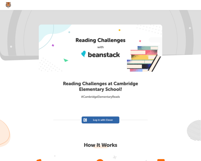 Screenshot of the Beanstack website