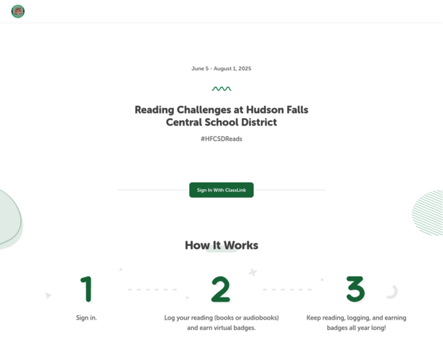 Screenshot of the Beanstack website