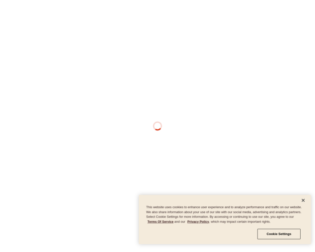 Screenshot of the Burger King Nutrition Facts website