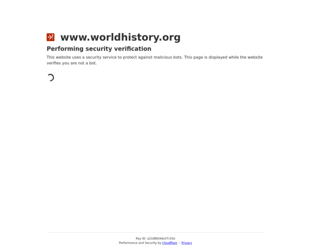 Screenshot of the Ancient History Encyclopedia website