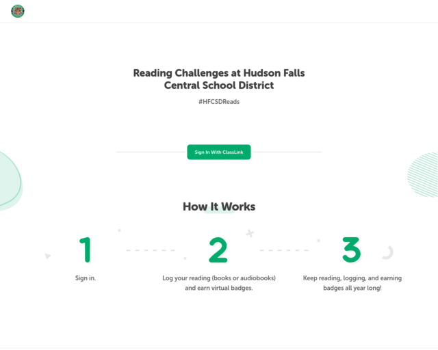 Screenshot of the Beanstack website