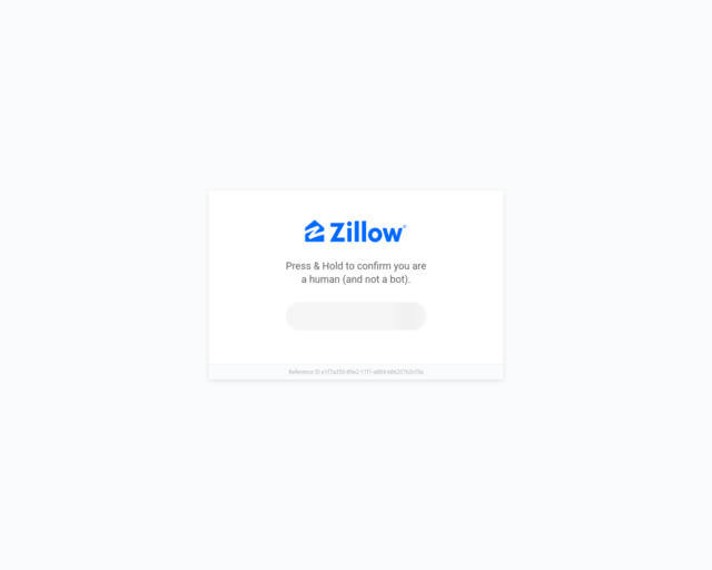 Screenshot of the Zillow website