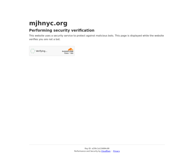 Screenshot of the Museum of Jewish Heritage website