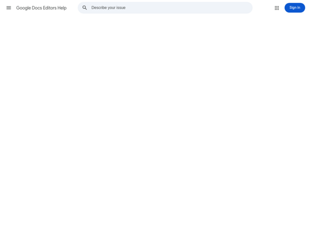 Screenshot of the Google Doc Citation Tool website