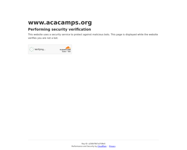 Screenshot of the Benefits of Camp website