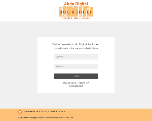 Screenshot of the Abdo Nonfiction & Field Guides website