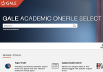 Gale General OneFile with Subject Collections