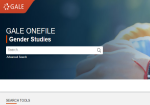 Gale OneFile: Gender Studies